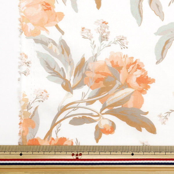 [From quantity 5] Fabric "Liberty Fabric Tana lawn Decadant Blooms 3638232-J24D] Liberty Japan