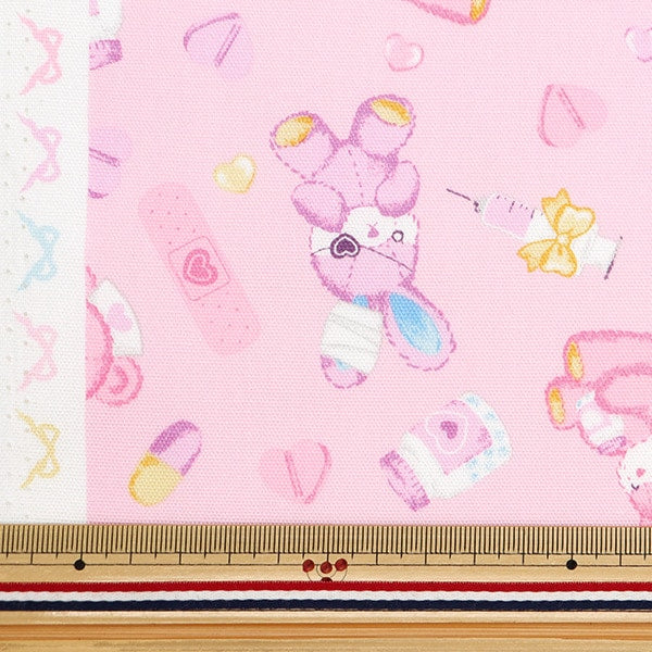 [From quantity 5] Fabric 『Oxford Classical Modern Hospital Pink CMOF-74-P]
