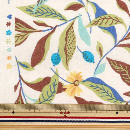 [From quantity 5] Fabric "Emiko Collection Cotton Cambrick Suite Nut Brown SEC2602-BR" KIYOHARA