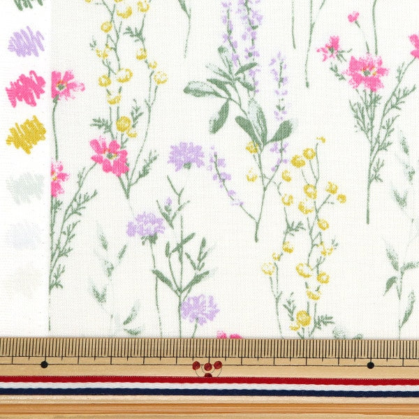 [From quantity 5] Fabric 『SheetingSoft processing palette Ichirin Natural 144-8049-F1]