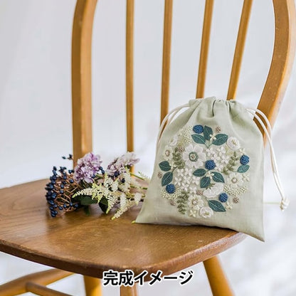 Embroidery kit "Yula's excitement flower embroidery pretty flower sark 542404" lecien Lecien COSMO Cosmo