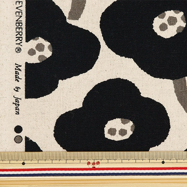 [From quantity 5] Fabric "Cotton hemp canvas poppy 850430-1-1"