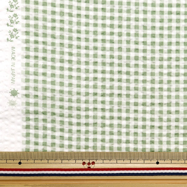 [From quantity 5] Fabric "Ripple Adult Ripple Mini Pick Green RIPMCHE-GR"