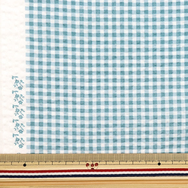 [From quantity 5] Fabric "Ripple Adult Ripple Mini Pick Blue Green RIPMCHE-BG"