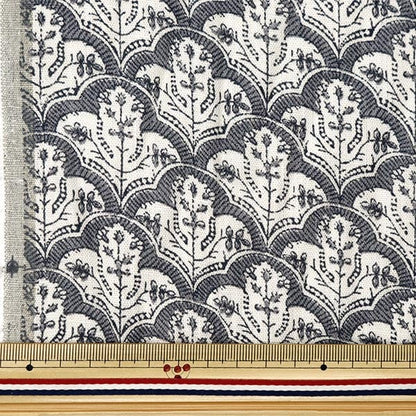 [From quantity 5] Fabric "Toromi Lineprint Hand Block-style Tile Pattern Gray LIRYP-HAT-GY"