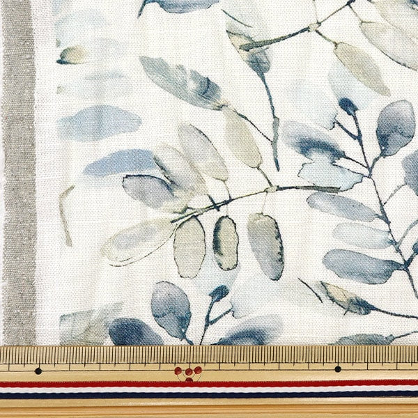 [From quantity 5] Fabric "Toromi Lineprint Inkjet Flower Pattern LIRYP-INK-BL"