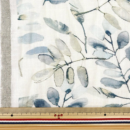 [From quantity 5] Fabric "Toromi Lineprint Inkjet Flower Pattern LIRYP-INK-BL"