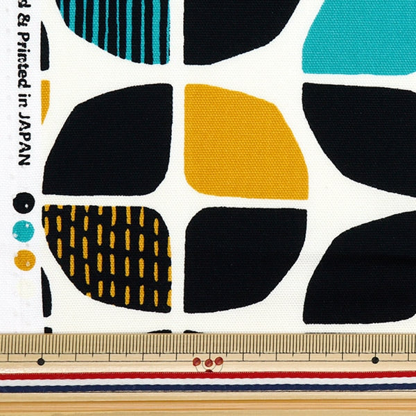 [From quantity 5] Fabric 『Oxford Geometric pattern Anpan OX41602-2E]