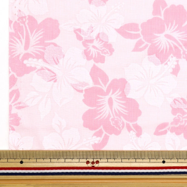 [From quantity 5] Fabric 『Sheeting Hawaii Amplint Pink AP4700-2B]