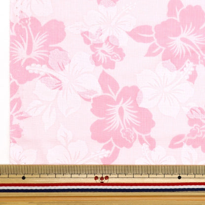 [From quantity 5] Fabric 『Sheeting Hawaii Amplint Pink AP4700-2B]