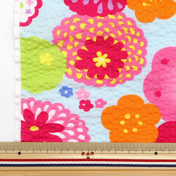 [From quantity 5] Fabric "Ripple Hanana Saxo SO-58500-1C"