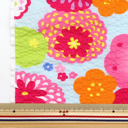 [From quantity 5] Fabric "Ripple Hanana Saxo SO-58500-1C"