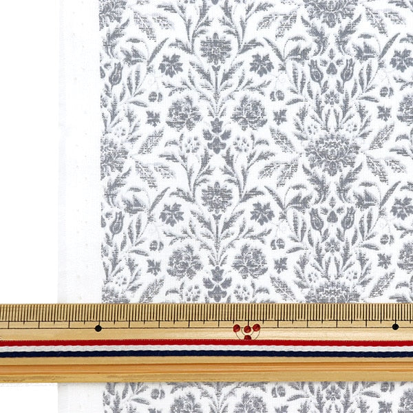 [From quantity 5] Fabric 『Scare Print Victorian Garden White SP3500-4A]