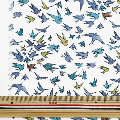 [From quantity 5] Fabric "Liberty Fabric Tana lawn Quia of Flyers 363J4202-BU] Liberty Japan