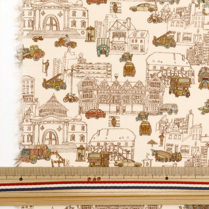 [From quantity 5] Fabric "Liberty Fabric Tana lawn Londons Calling 363J4207-BU] Liberty Japan