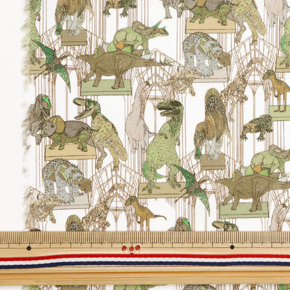 [From quantity 5] Fabric "Liberty Fabric Tana lawn Krausl Russian and Dinasos 363J4208-AU] Liberty Japan