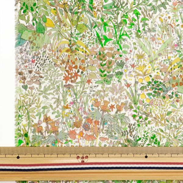 [From quantity 5] Fabric "Liberty Fabric Tana lawn Fields of Eden 363J4209-CU] Liberty Japan
