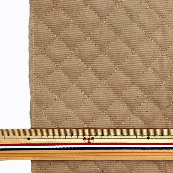 Fabric "Super superWater repellentTwill quiltCut Cloth Approximately 135cm x 50cm Chino beige CQPL-TWTC-CN]