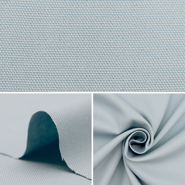 [From quantity 5] Fabric 『Oxford Plain blue gray B29000Z-59]