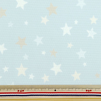 [From quantity 5] Fabric "Cool Cross Star Blue 150-1649-B2"
