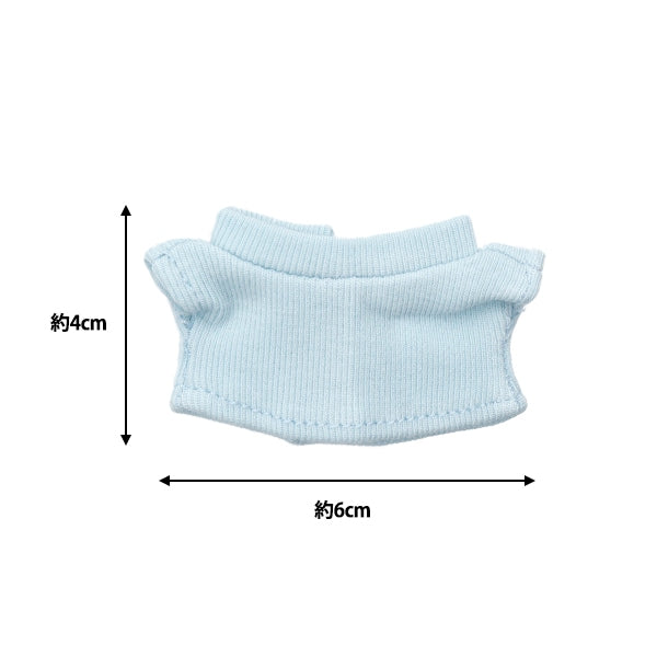 Handicraft parts "Plush toy clothes Simple T-shirt S Size Light Blue MPA-3E-S"