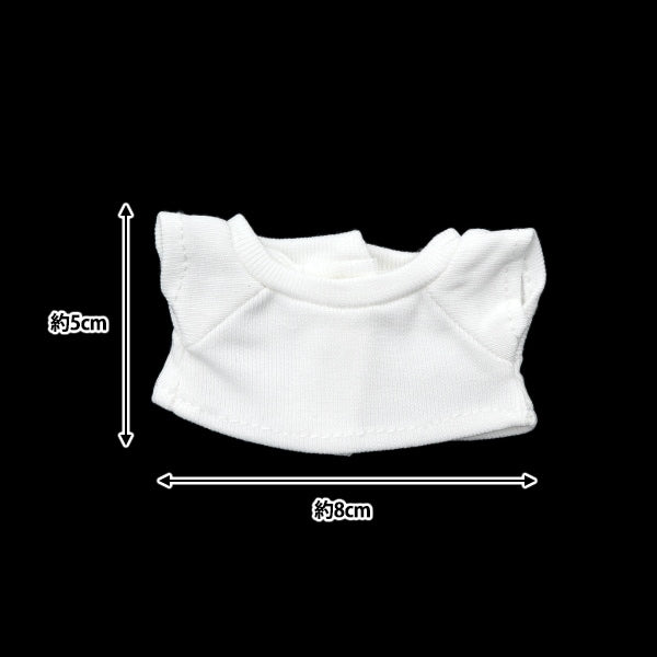 Handicraft parts "Plush toy clothes Simple T-shirt M size White MPA-3A-M"