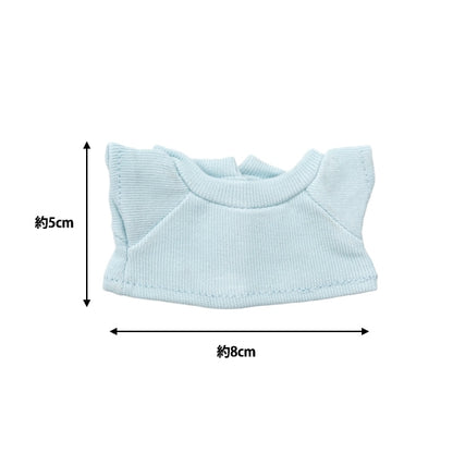 Handicraft parts "Plush toy clothes Simple T-shirt M size Light Blue MPA-3E-M"
