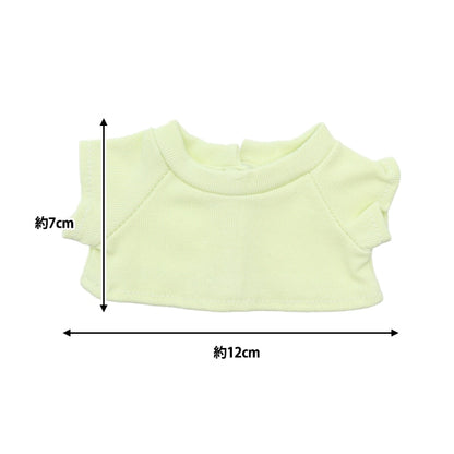 Handicraft parts "Plush toy clothes Simple T-shirt L size Light green MPA-3D-L"