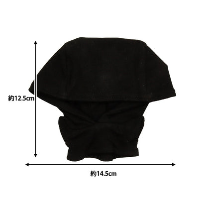 手工艺品零件“毛绒衣服简单连帽衫M大小黑色MPA-4B-M”