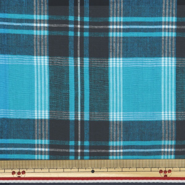 [From quantity 5] Fabric "Madras Check Blue Navy INM24-BLNV"