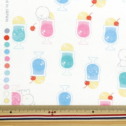 [From quantity 5] Fabric 『Oxford Cream Sodawan White AP42102-1A]
