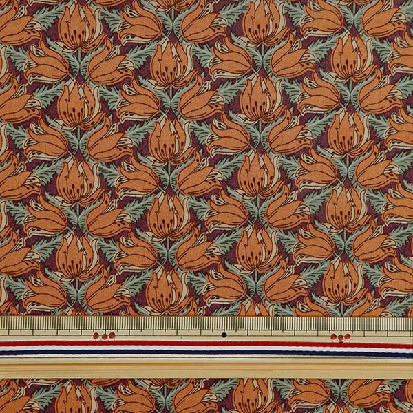 [From quantity 5] Fabric "Liberty Fabric Tana lawn Evrint Trail 3634294-24AU] Liberty Japan