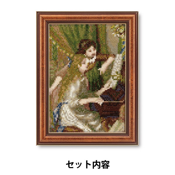 Embroidery kit "ART GALLERY Mini -Flame Collection Girls Renoir 7587" Olympus