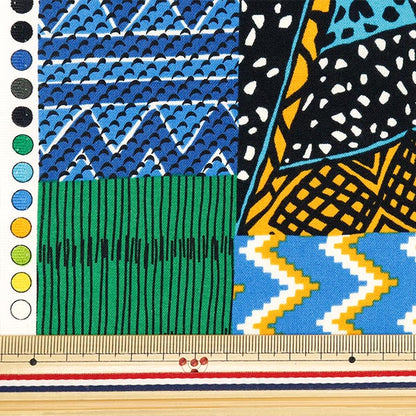 [From quantity 5] Fabric 『Sheeting African plint QuiltingPattern AP42807-1C]
