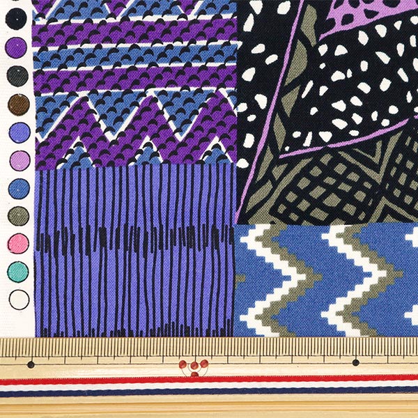 [From quantity 5] Fabric 『Sheeting African plint QuiltingPattern AP42807-1D]