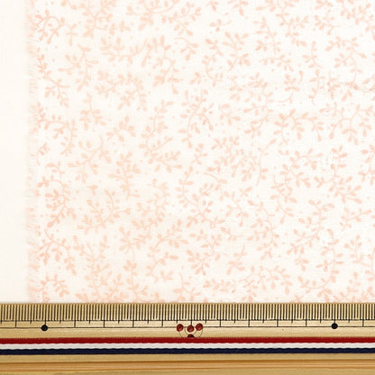 [From quantity 5] Fabric 『double gauzeEmbroidery flower pink AP4730-1A]