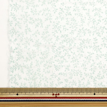 [From quantity 5] Fabric 『double gauzeEmbroidery small flower blue AP4730-1B]
