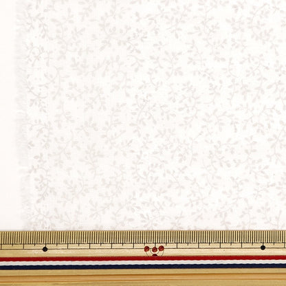 [From quantity 5] Fabric 『double gauzeEmbroidery small flower gray AP4730-1D]