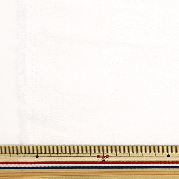 [From quantity 5] Fabric 『double gauzeEmbroidery Kinari AD8145-KN]