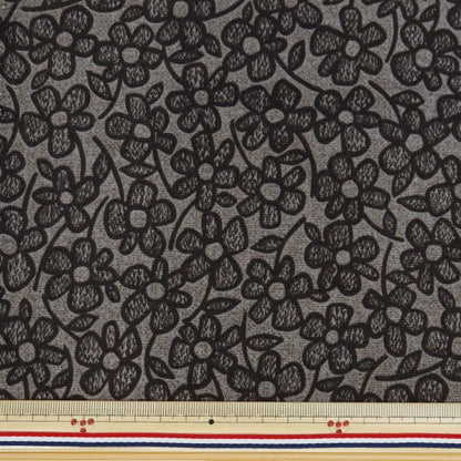 [From quantity 5] Fabric 『SheetingFine brushed MIST flower YPA-56000-1D] KOKKA