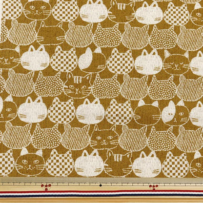 [From quantity 5] Fabric 『SheetingFine brushed MIST cat YPA-56000-2B] KOKKA