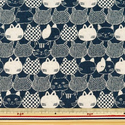 [From quantity 5] Fabric 『SheetingFine brushed MIST cat YPA-56000-2C] KOKKA
