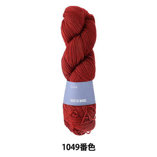 袜子纱线 纱线 “核心1049颜色” Gusto Wool Gasstwol