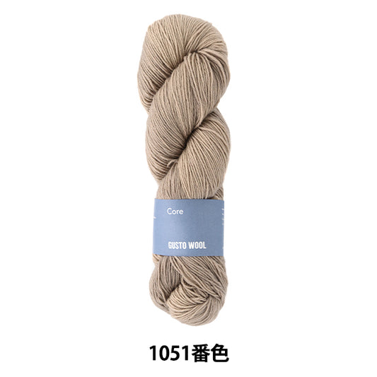袜子纱线 纱线 “核心颜色 1051”GUSTO 羊毛