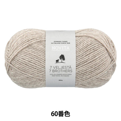 袜子纱线 "Novita 7 Brothers Classic系列60号