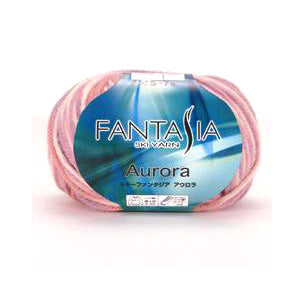 秋冬纱线 "Fantasia Aurora（Fantasia Aulola）第12颜色“滑雪滑雪纱