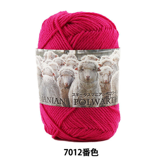 秋冬纱线 "滑雪塔斯马尼亚polwarth 7012颜色“滑雪滑雪纱