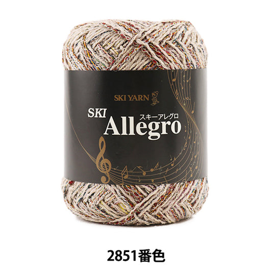 秋冬纱线 "滑雪Allegro（滑雪Allegro）2851颜色]滑雪码滑雪纱