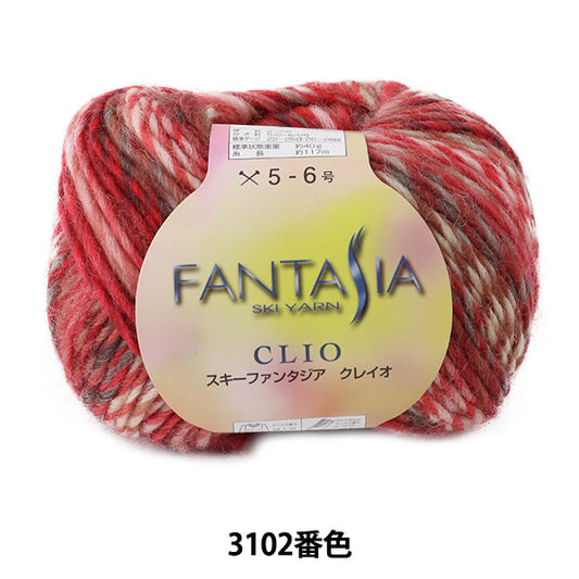 秋冬纱线 “ Fantasia Clio（幻想曲Clayo）3102”滑雪滑雪纱