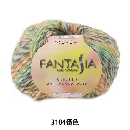 秋冬纱线 "Fantasia Clio（Fantasia clayo）3104颜色]滑雪滑雪纱
